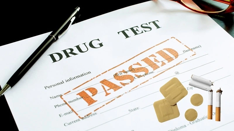 does nicotine show up on drug test for probation
